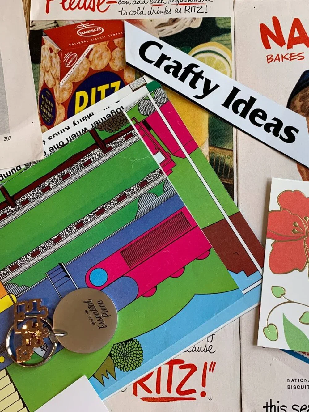 Vintage and Current Ephemera for Junk Journaling, etc.  Buyer receives ALL!